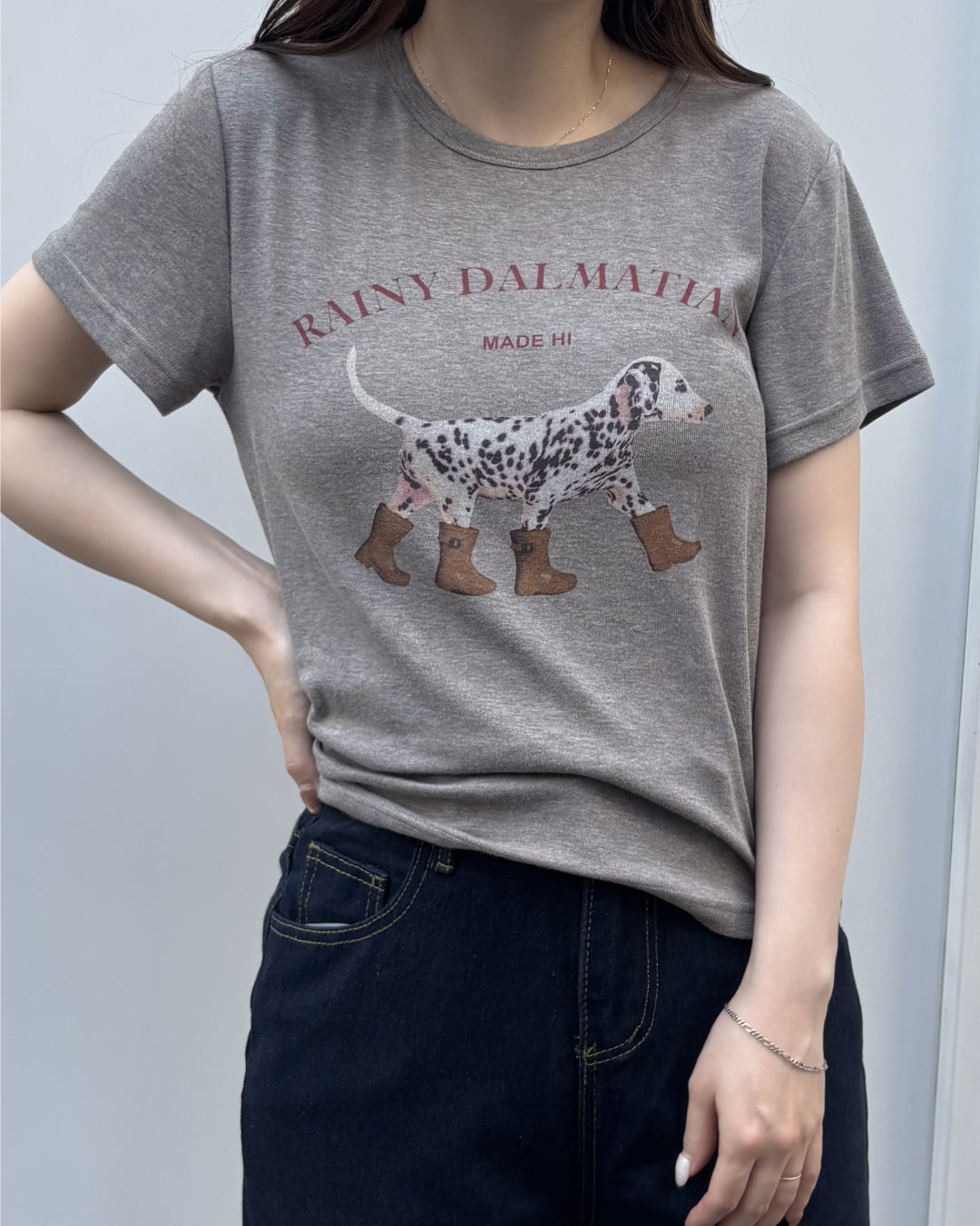 ドッグプリントTシャツ CM0217