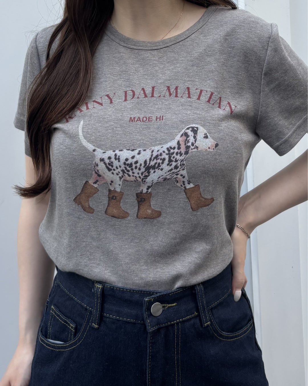 ドッグプリントTシャツ CM0217