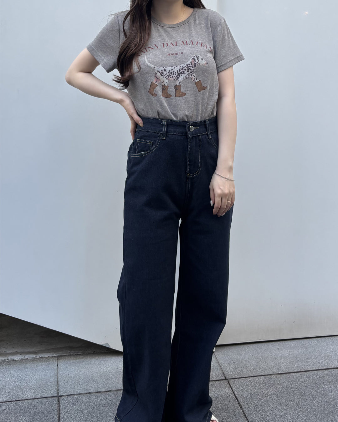 ドッグプリントTシャツ CM0217