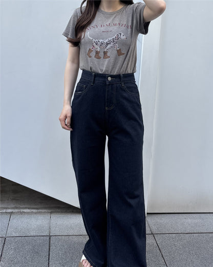 ドッグプリントTシャツ CM0217
