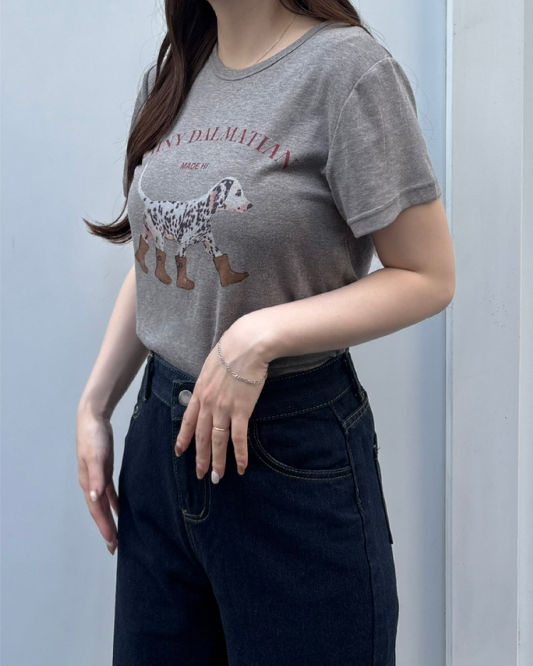 ドッグプリントTシャツ CM0217
