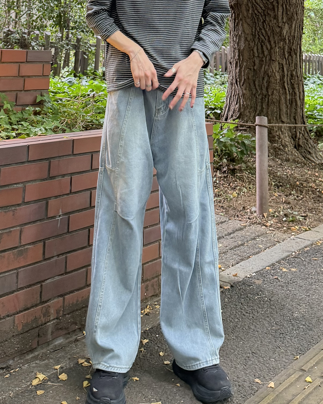 パッチワークデコンストラクトジーンズ CM0240
