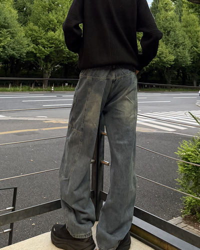 パッチワークデコンストラクトジーンズ CM0240