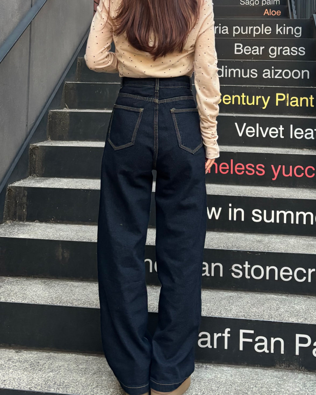 ラインステッチデニム CM0144