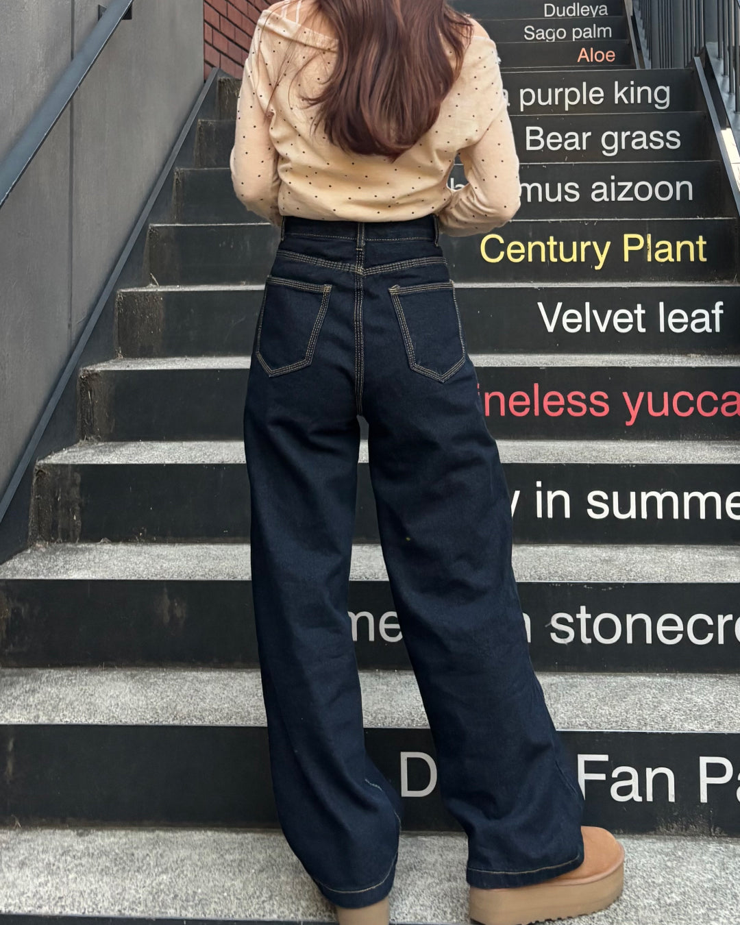 ラインステッチデニム CM0144