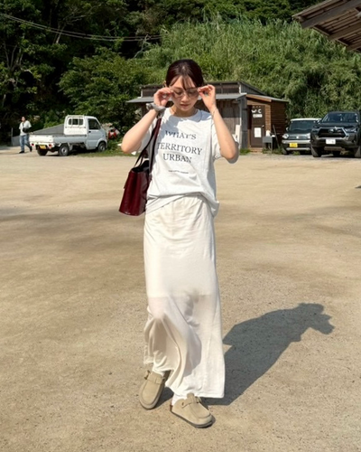 【7/10 17時販売開始】レタープリントビッグシルエットTシャツCS0047