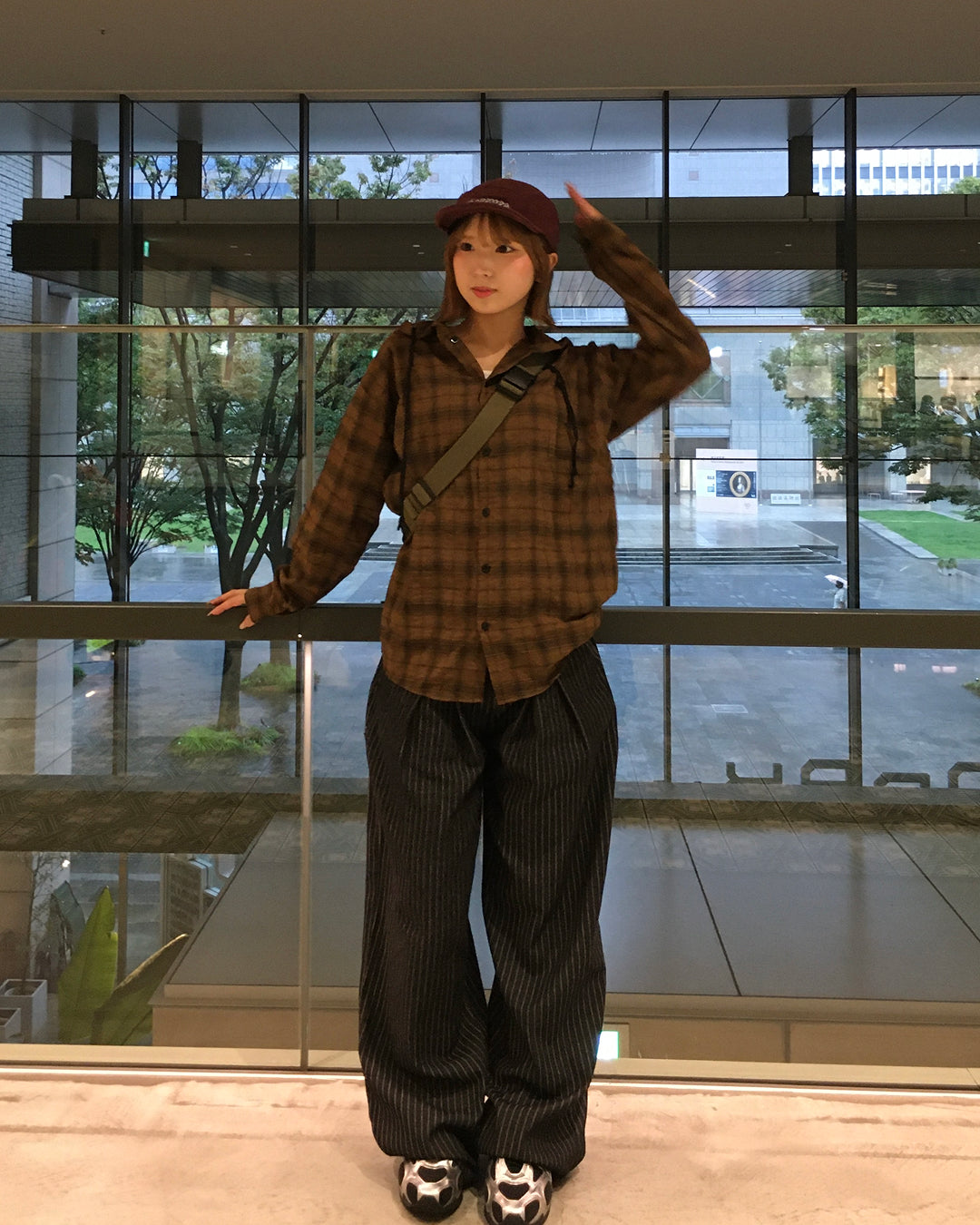 ストライプタックパンツ CW0015