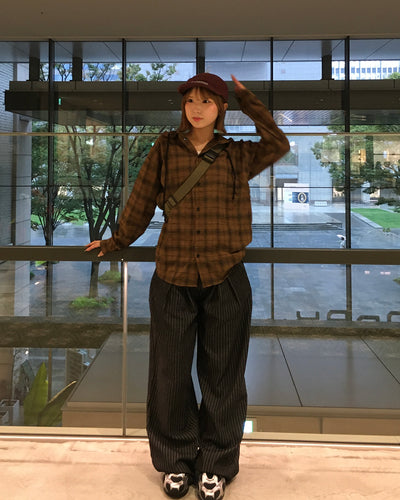 ストライプタックパンツ CW0015