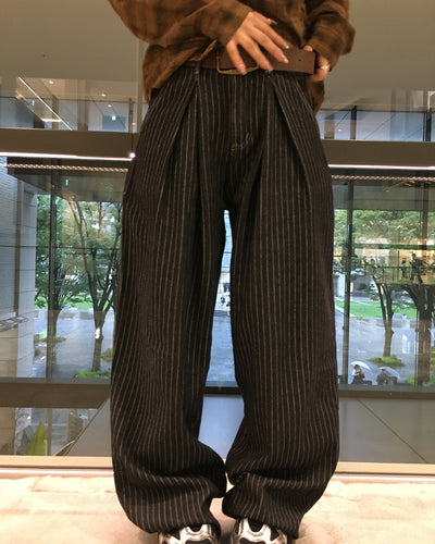 ストライプタックパンツ CW0015
