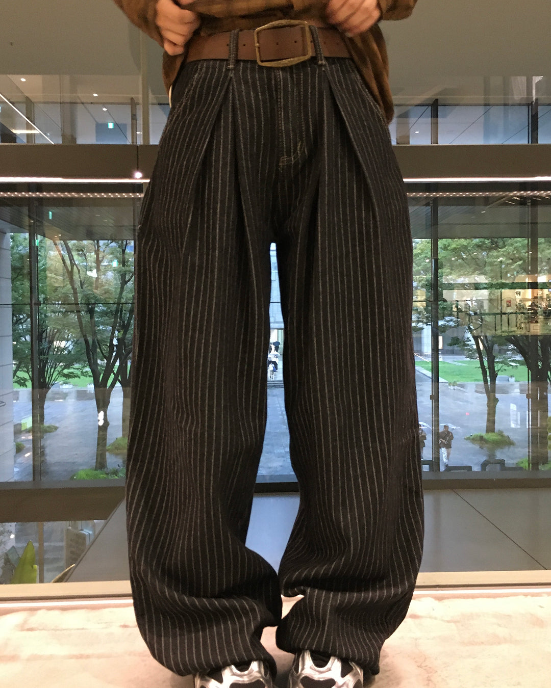 ストライプタックパンツ CW0015