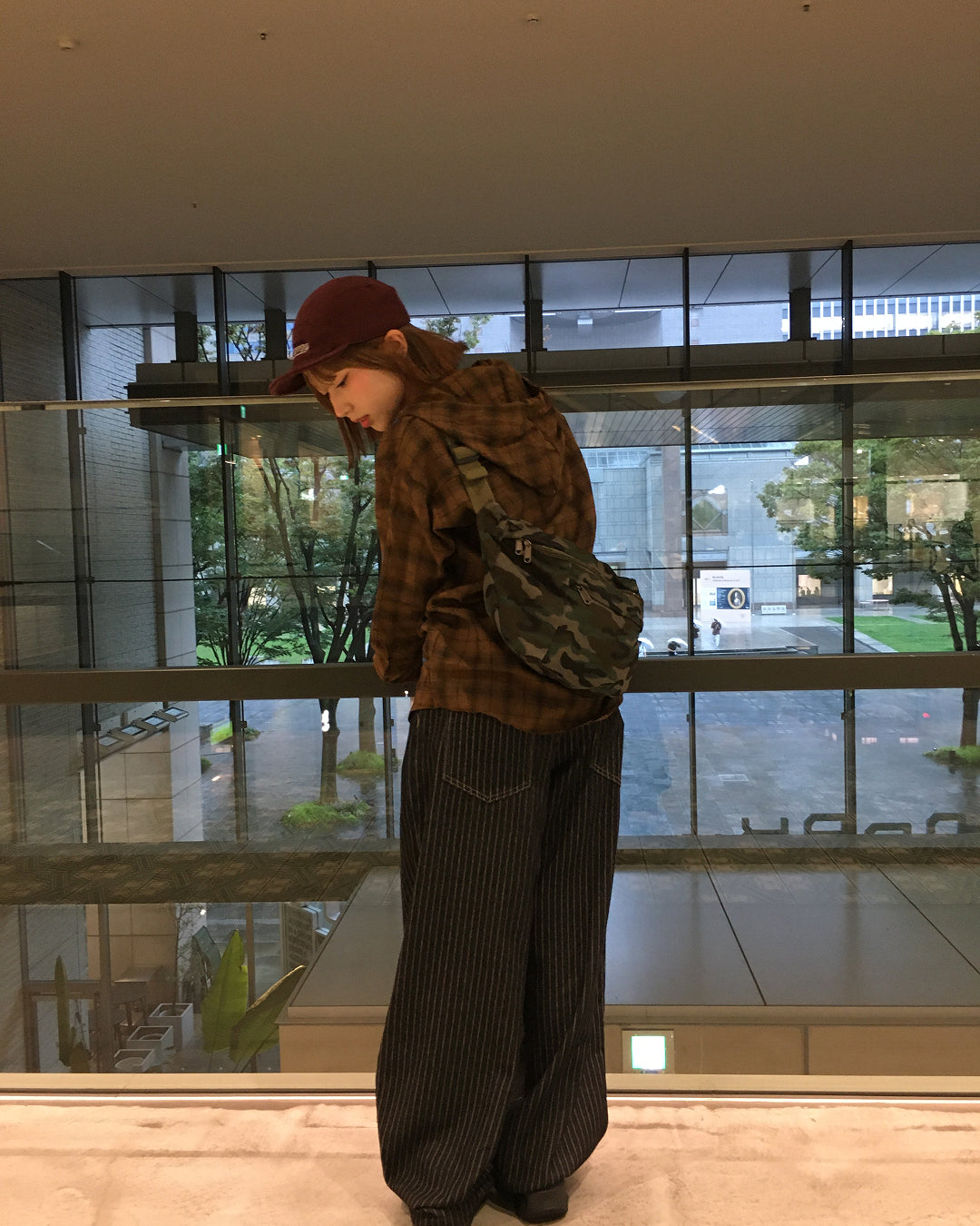 ストライプタックパンツ CW0015