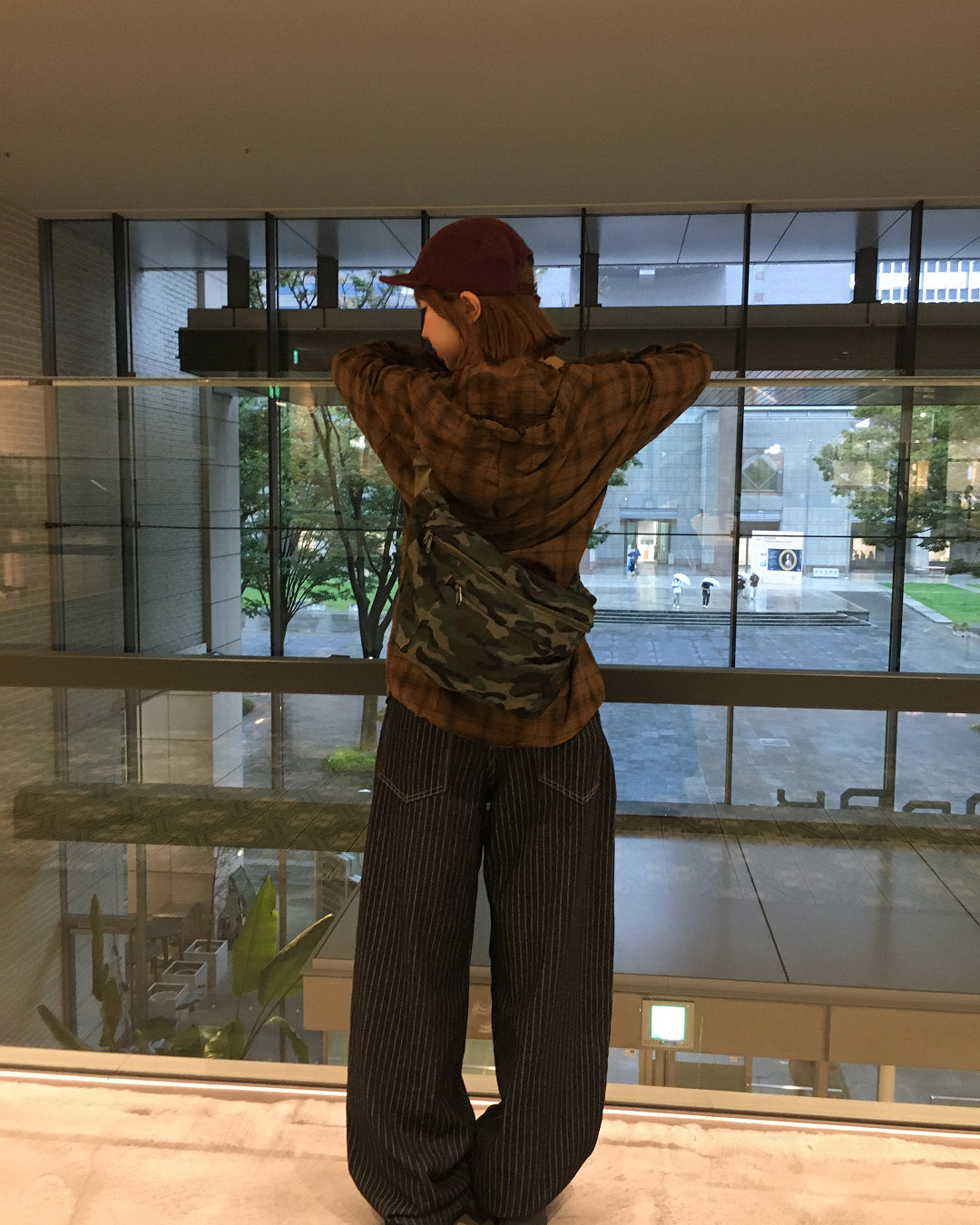 ストライプタックパンツ CW0015