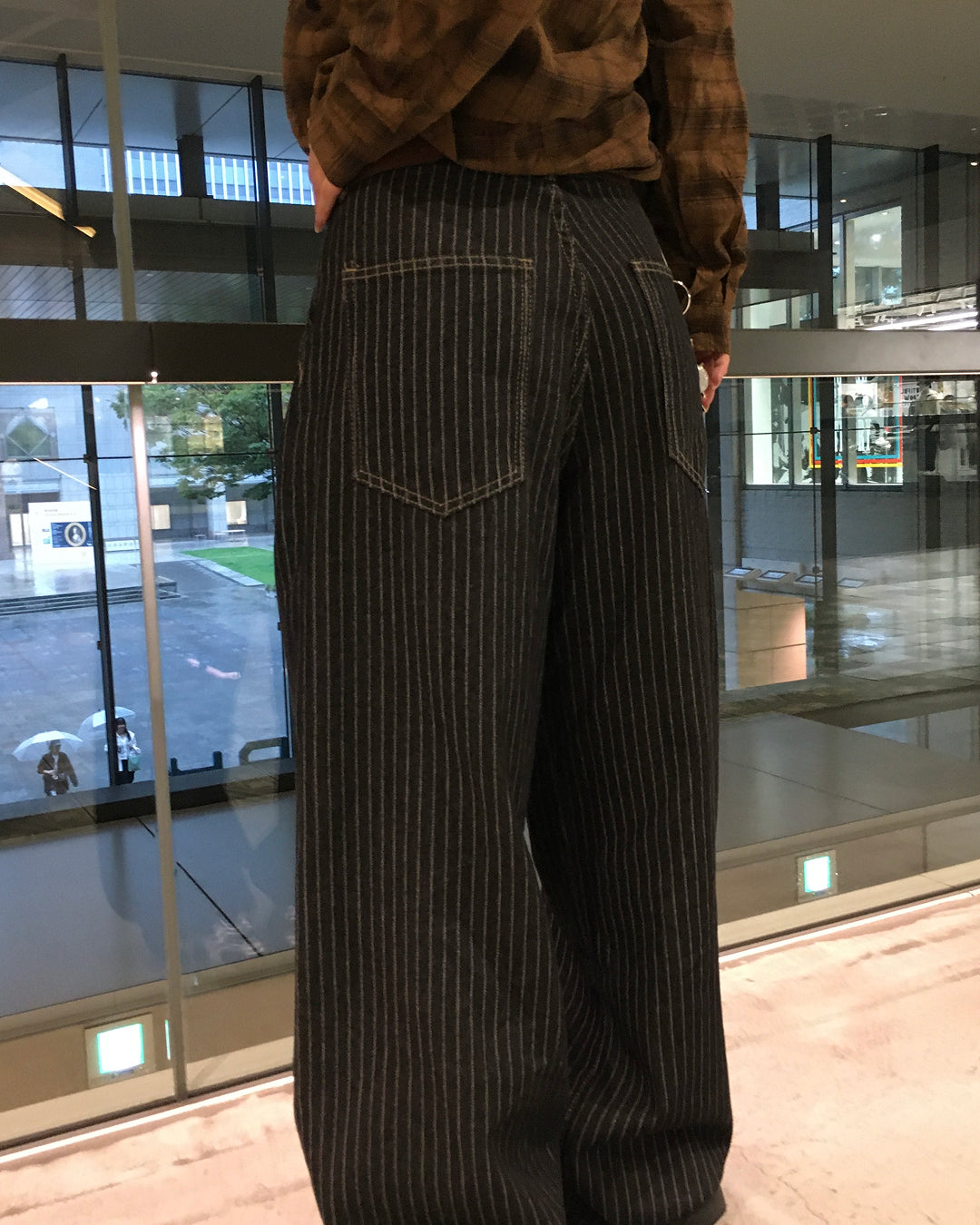 ストライプタックパンツ CW0015