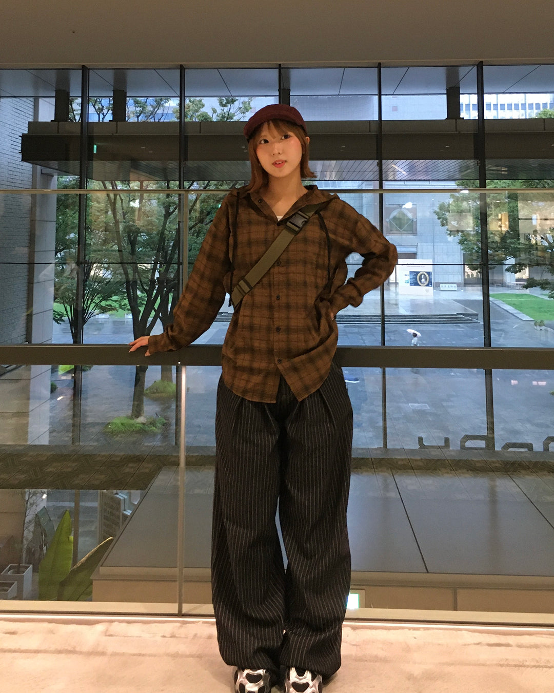 ストライプタックパンツ CW0015