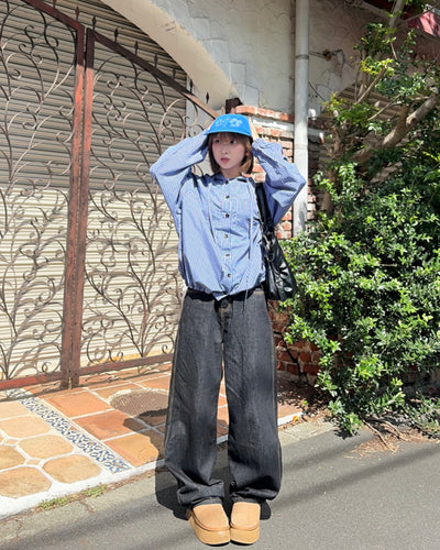 バギーシルエットデニムパンツ CW0040