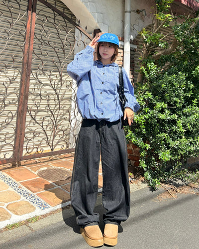 バギーシルエットデニムパンツ CW0040