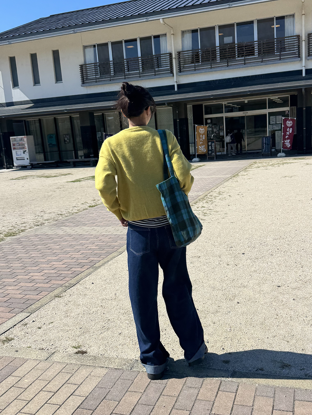 チェック柄大容量ワンショルダーバッグ DG0003