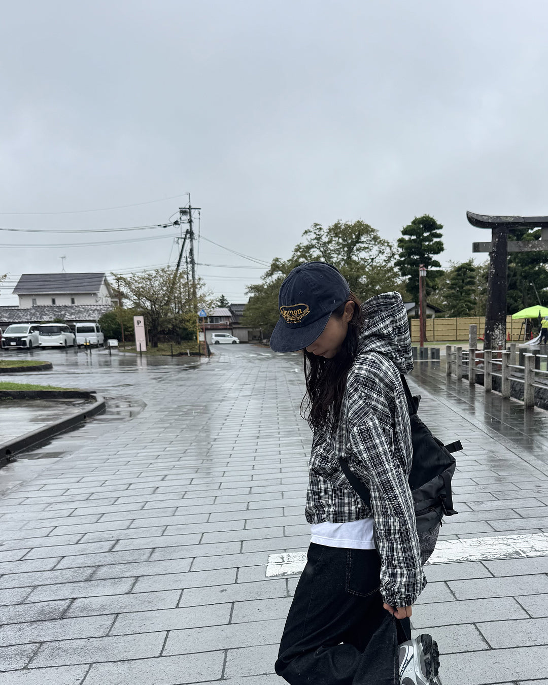 ルーズストレート ブラックデニムパンツ DG0035
