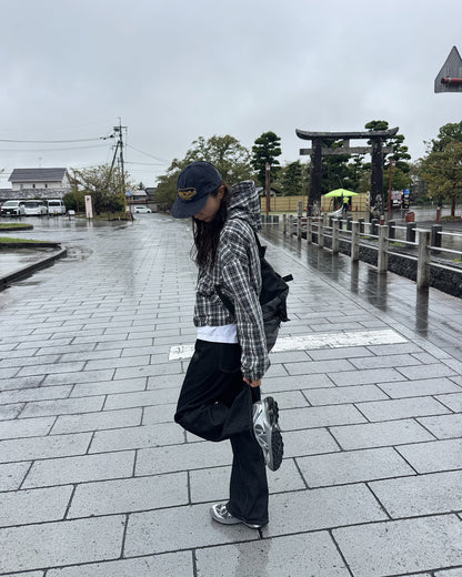ルーズストレート ブラックデニムパンツ DG0035
