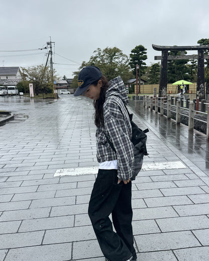 ルーズストレート ブラックデニムパンツ DG0035
