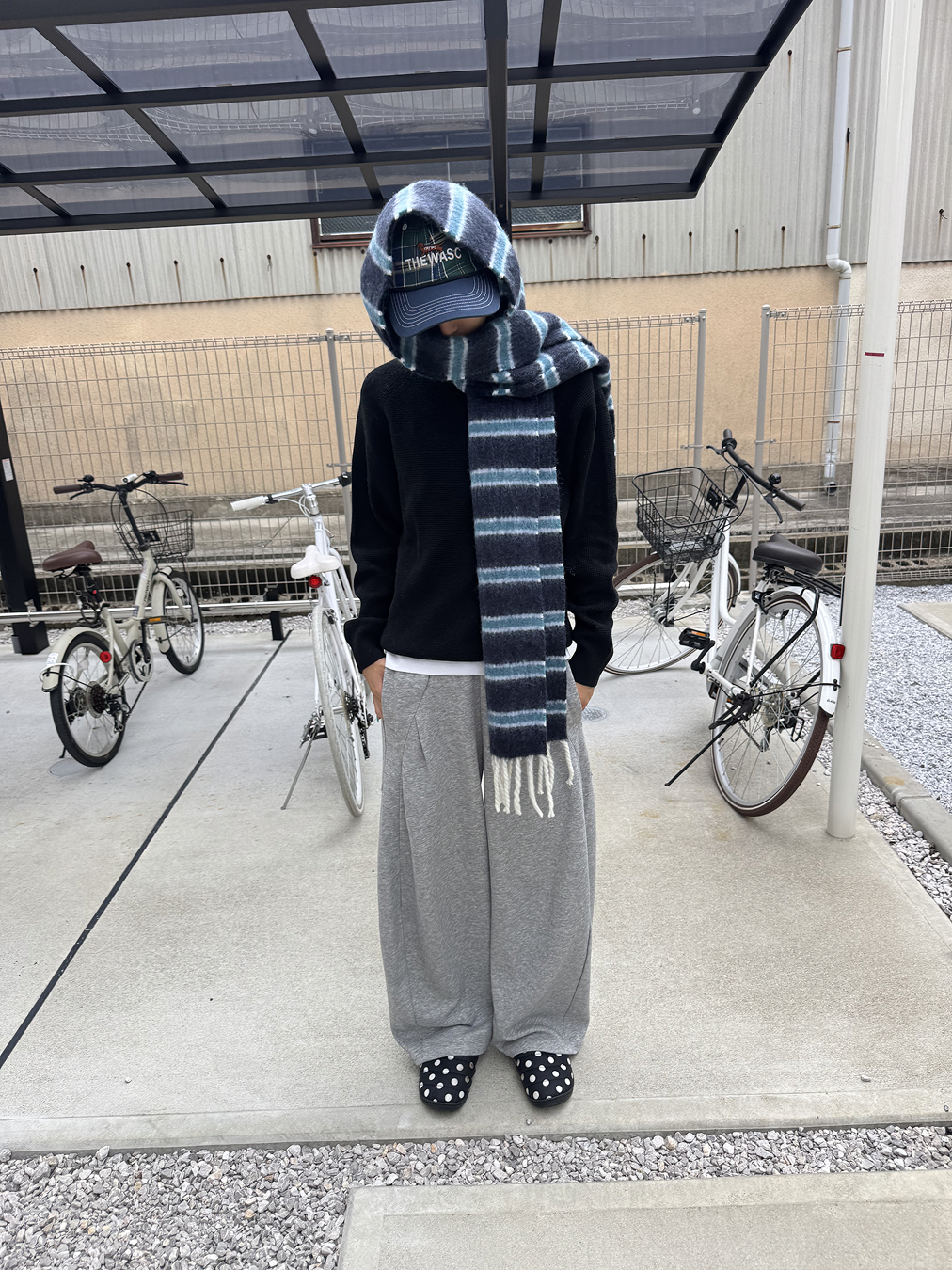 デザインストライプマフラー DG0043