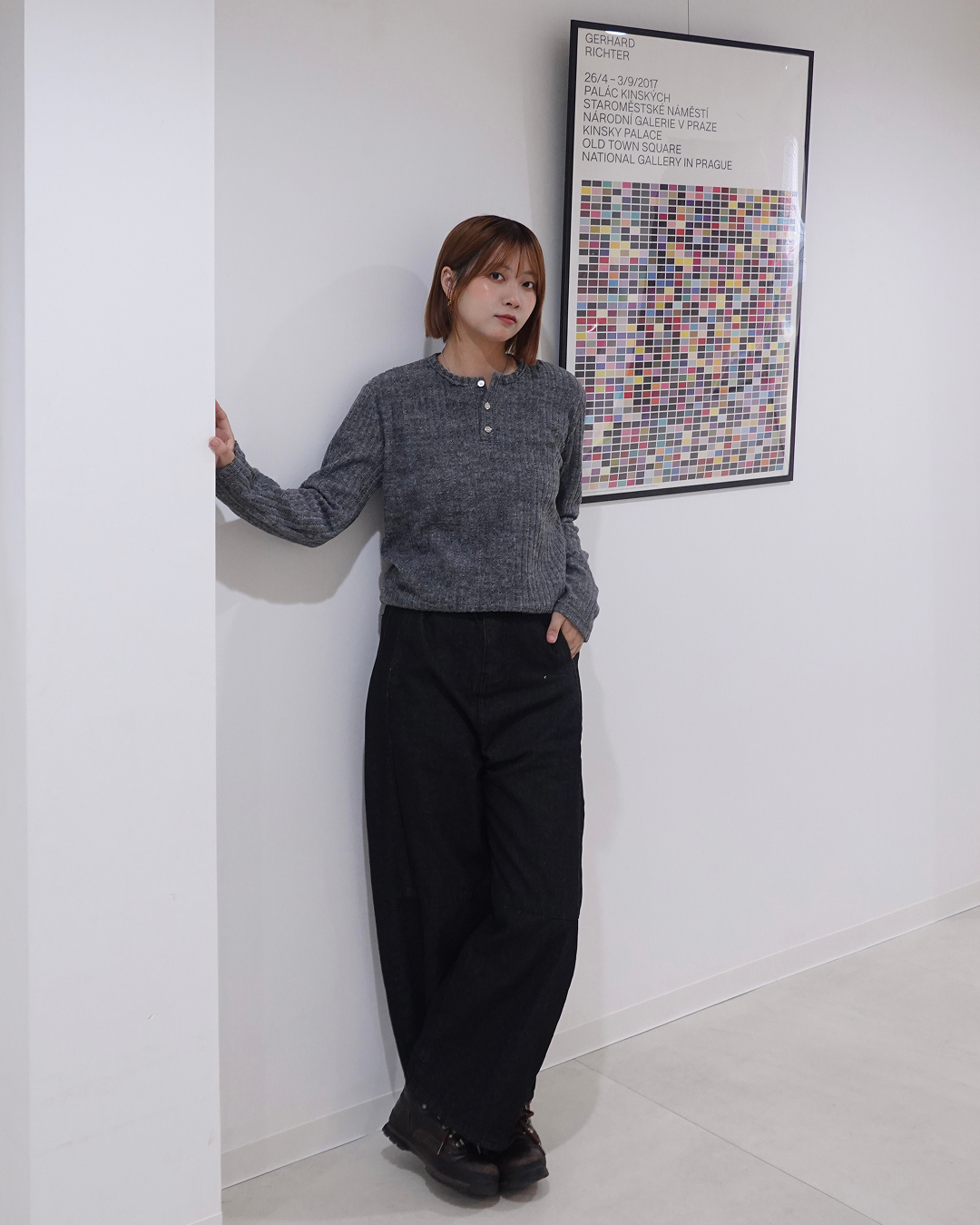 スフレヘンリーネックロンT K3420