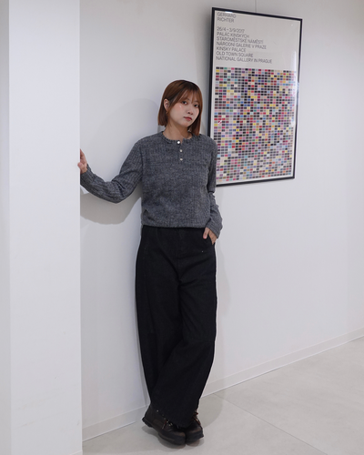 スフレヘンリーネックロンT K3420