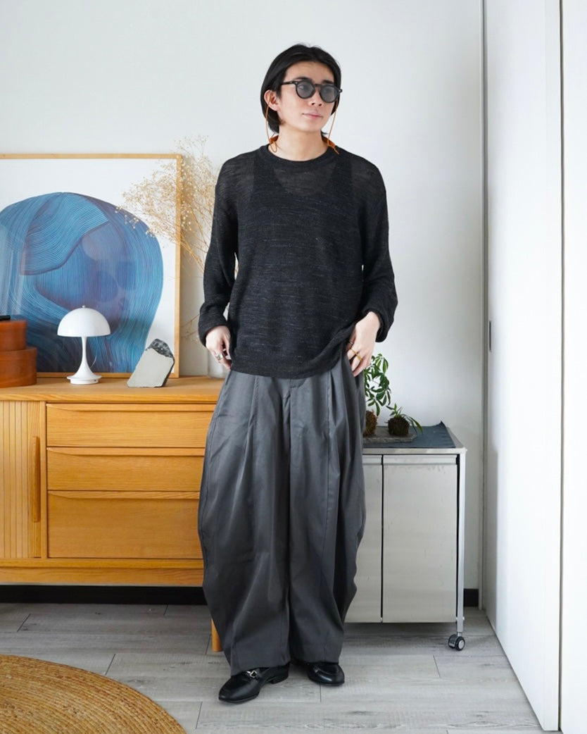 オーバーサイズタックパンツ ID0099