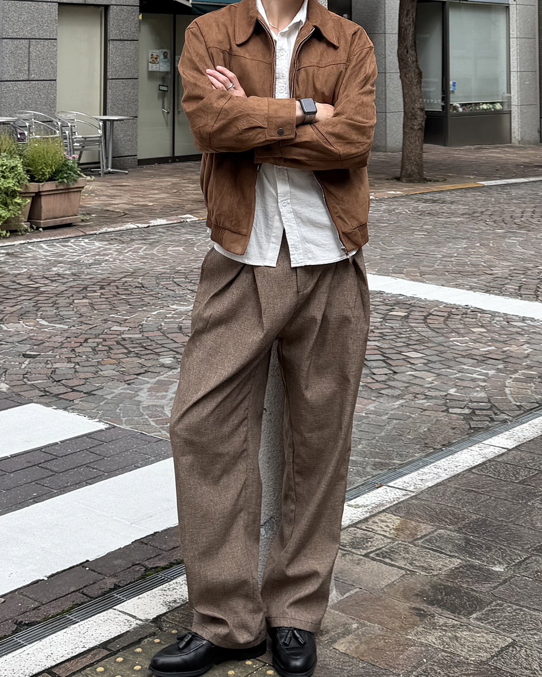ディープタックボリュームワイドスラックス EN0047