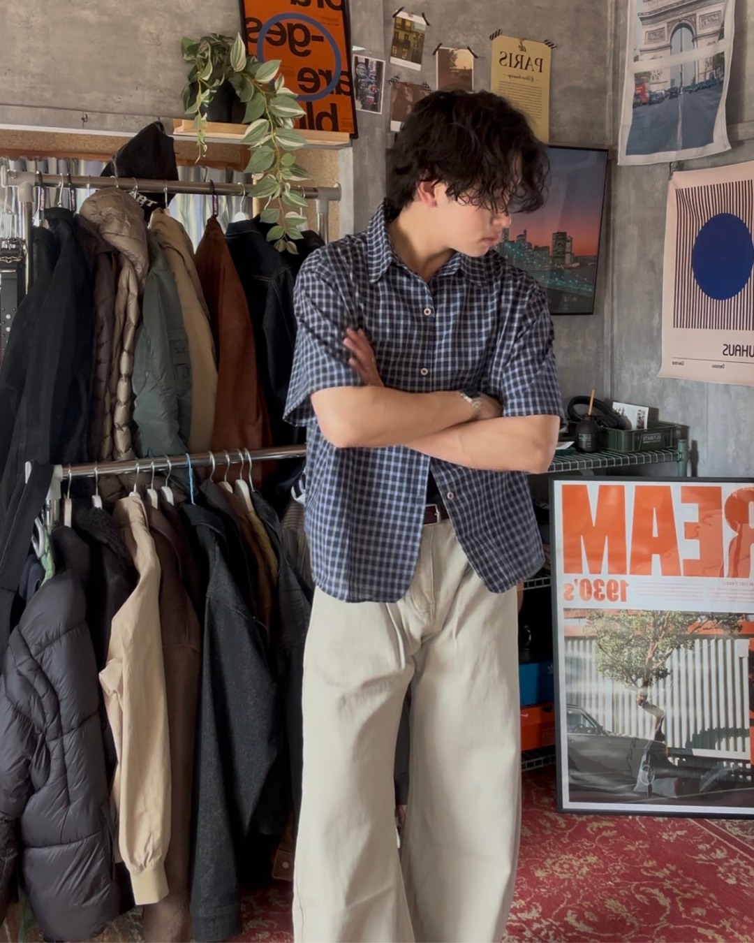 サマーチェックシャツ
FR0018