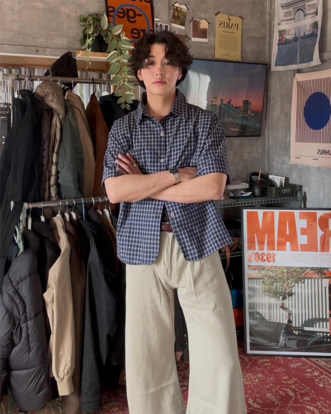 サマーチェックシャツ
FR0018