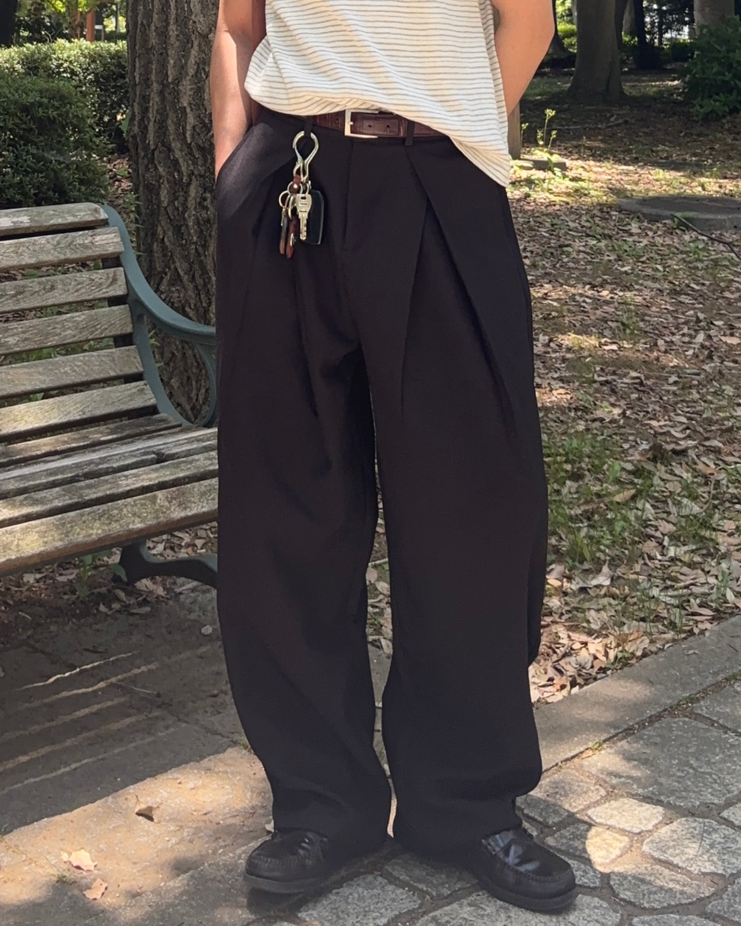 ストリートワイドタックパンツ FR0061