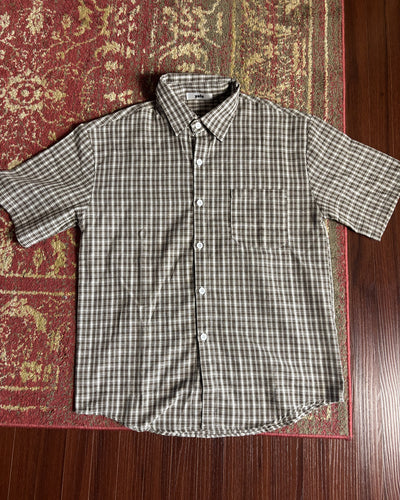 カジュアルレトロチェック柄シャツ FR0089