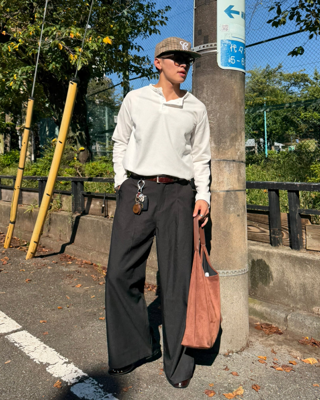 クリーンフィットドレープルーズワイドパンツ FR0099