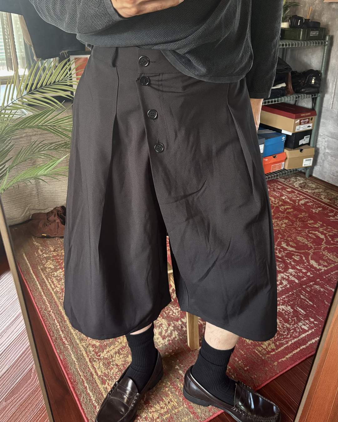 モードワイドショートパンツ FR0128