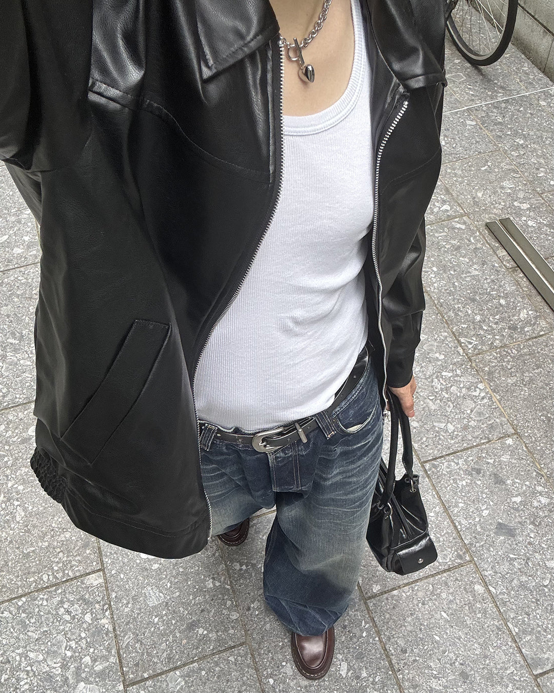襟付きジップアップジャケット GA0128