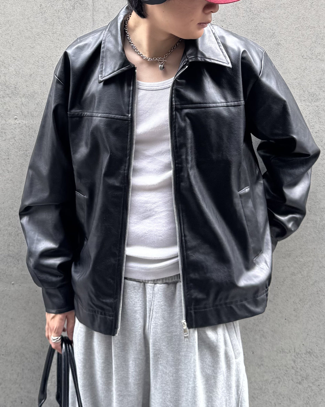 襟付きジップアップジャケット GA0128