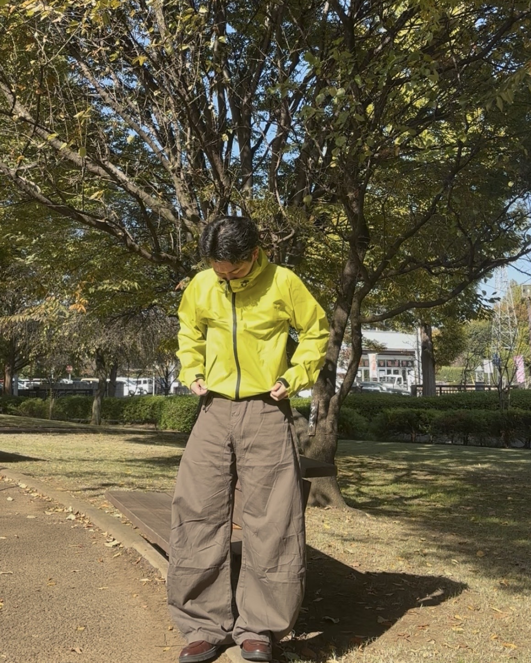 ルーズレッグワイドパンツ GB0016