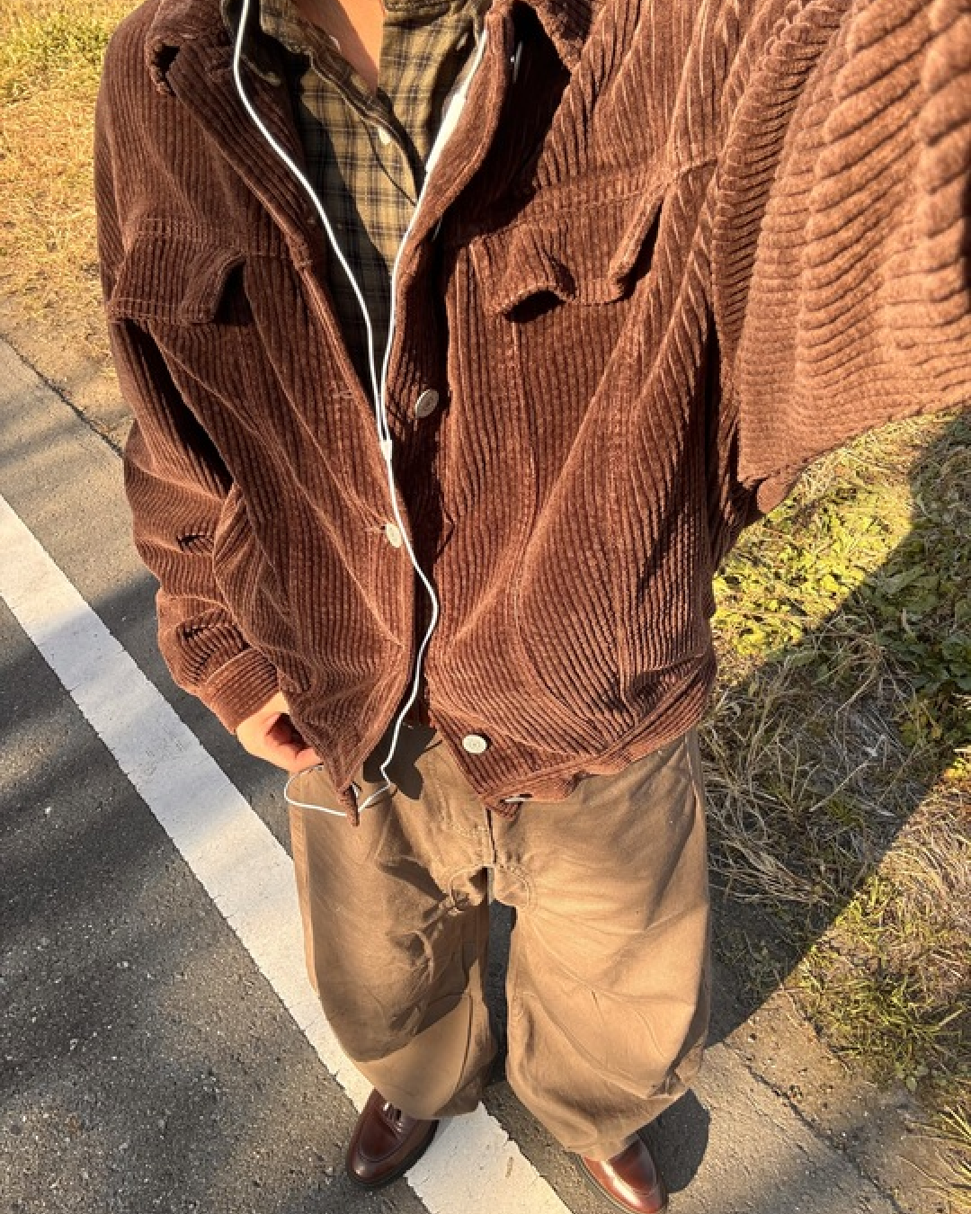 ルーズレッグワイドパンツ GB0016