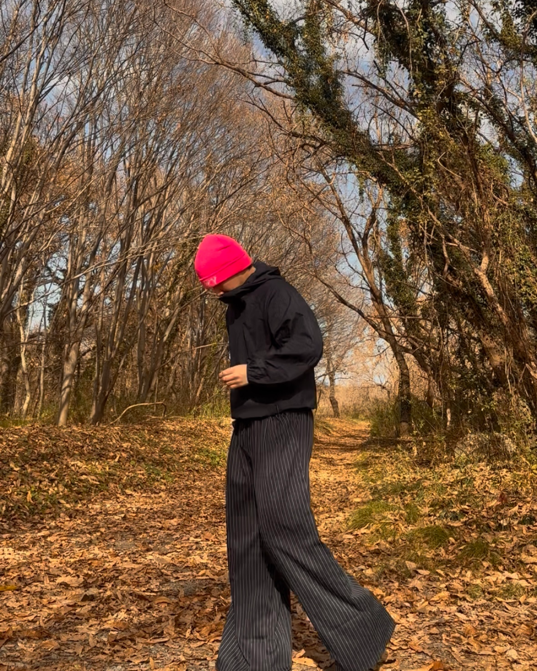 ツータックセミワイドストライプパンツ
GB0020