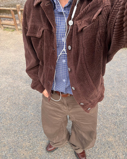 グリットブルーチェックシャツ GB0036