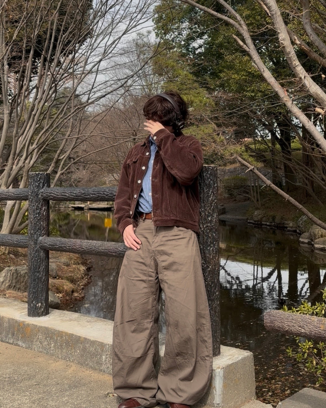 グリットブルーチェックシャツ GB0036