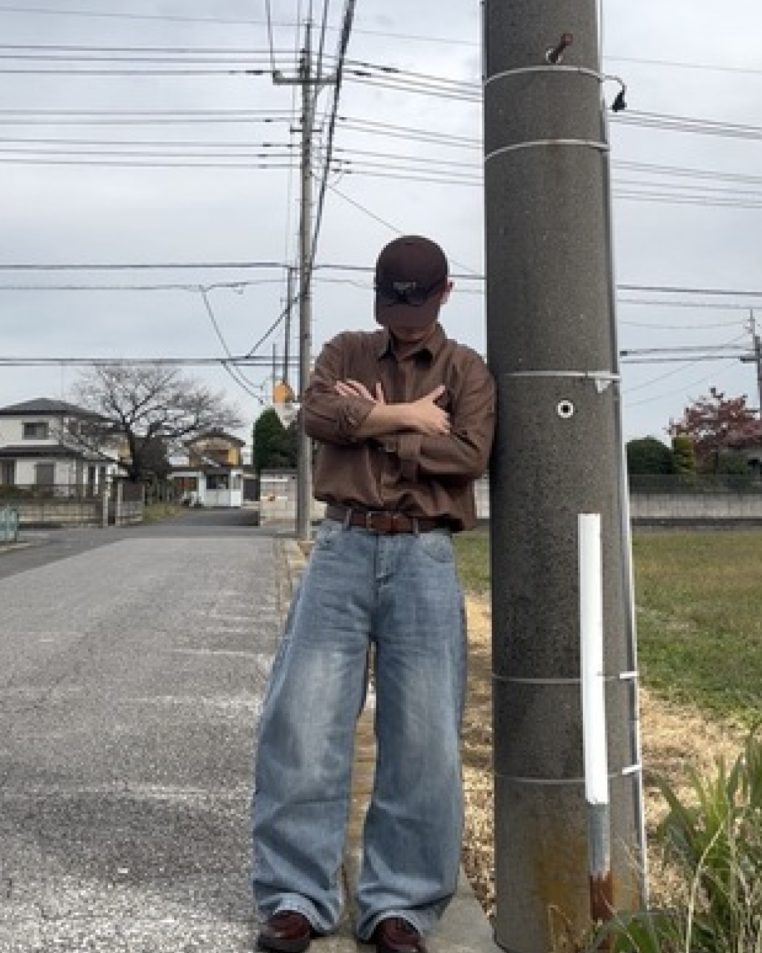 レッグワイドパンツ　GB0049