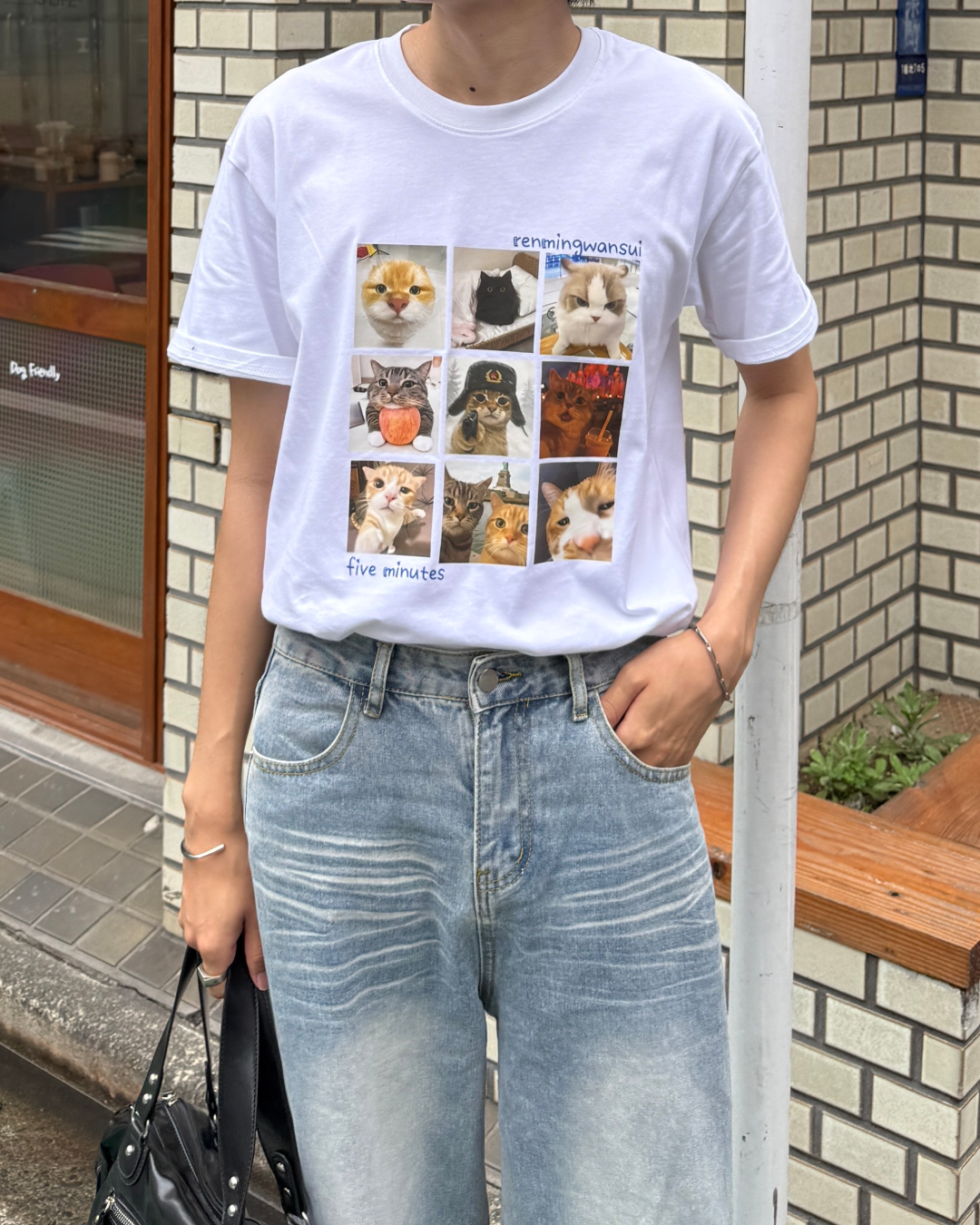 【発売予定】ネコグラフィックTシャツ GC0002