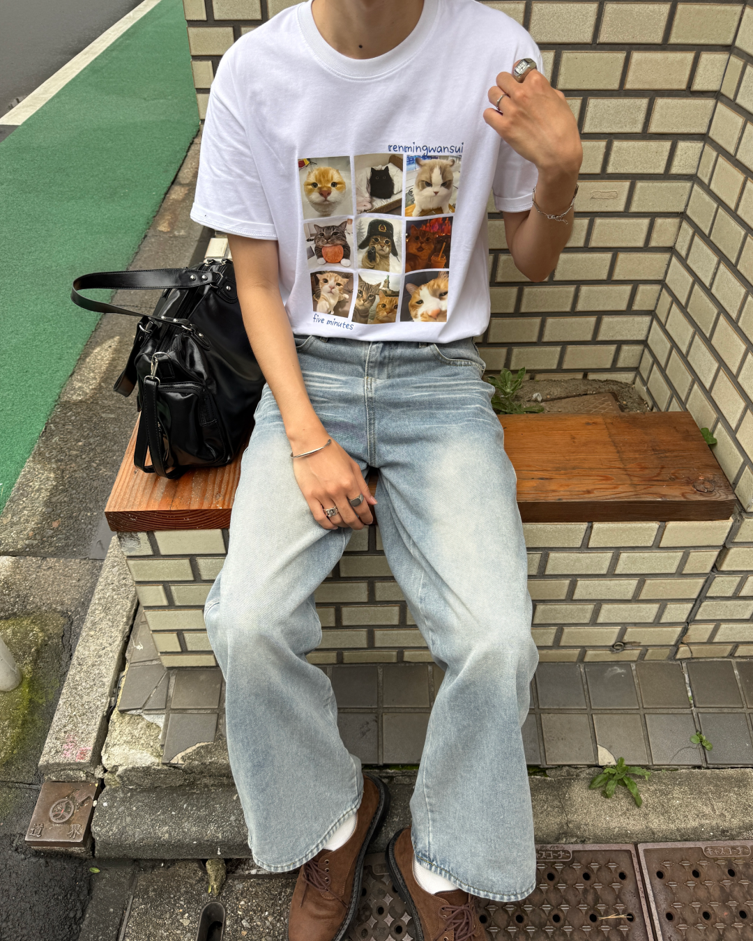 【発売予定】ネコグラフィックTシャツ GC0002