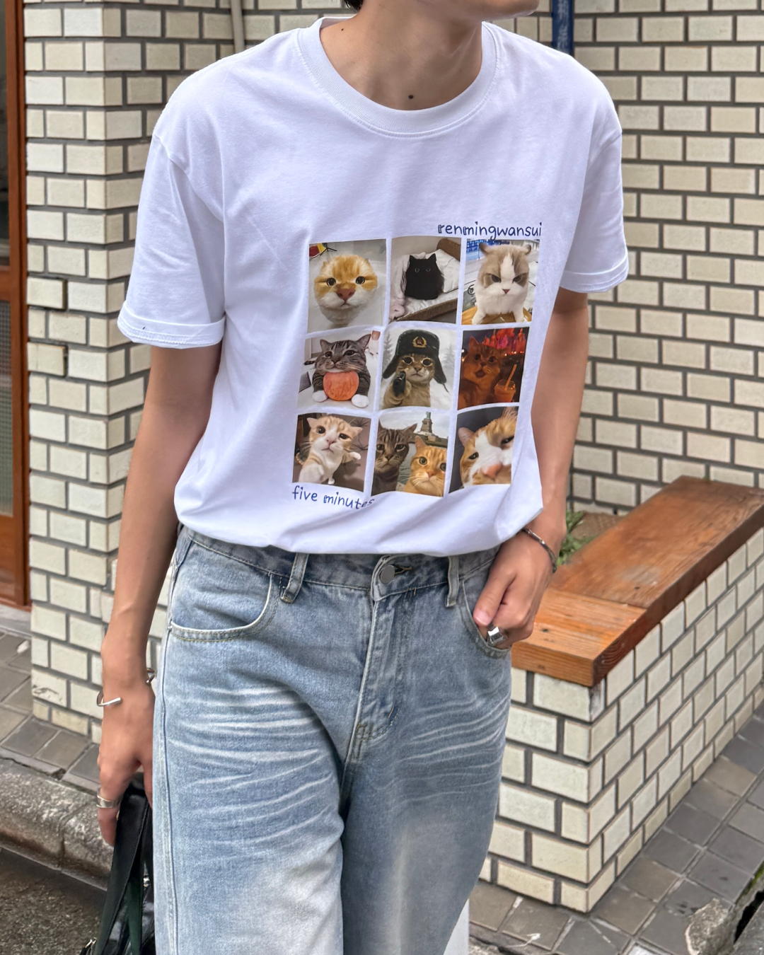 【発売予定】ネコグラフィックTシャツ GC0002