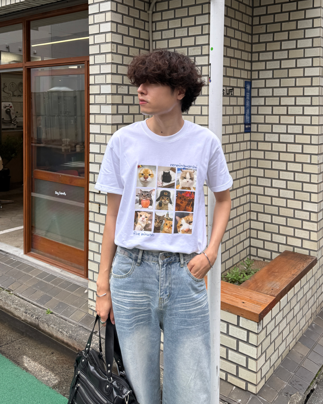 【発売予定】ネコグラフィックTシャツ GC0002