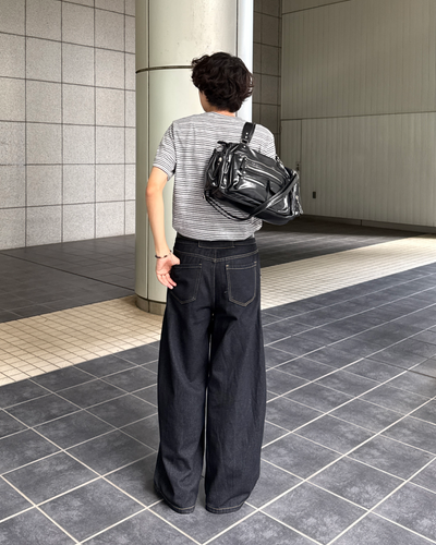 【発売予定】サイドステッチワイドデニムパンツGC0013