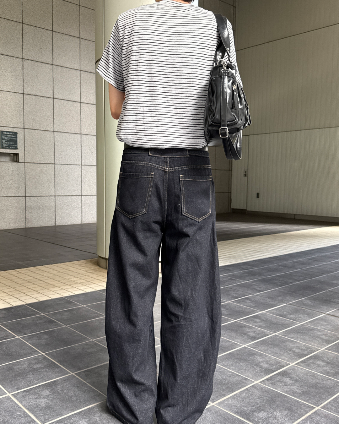 【発売予定】サイドステッチワイドデニムパンツGC0013