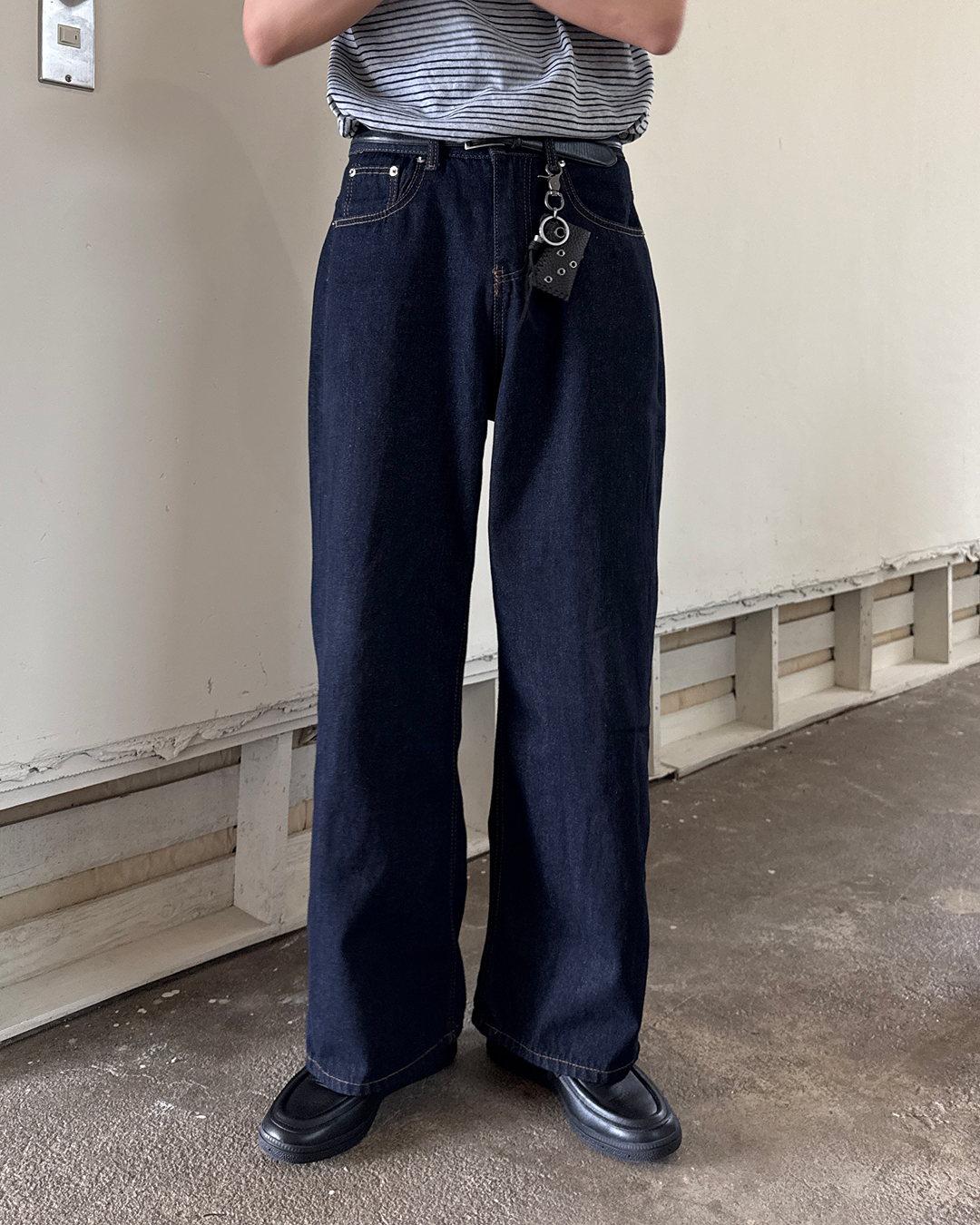 【発売予定】レギュラーストレートデニムパンツGC0152